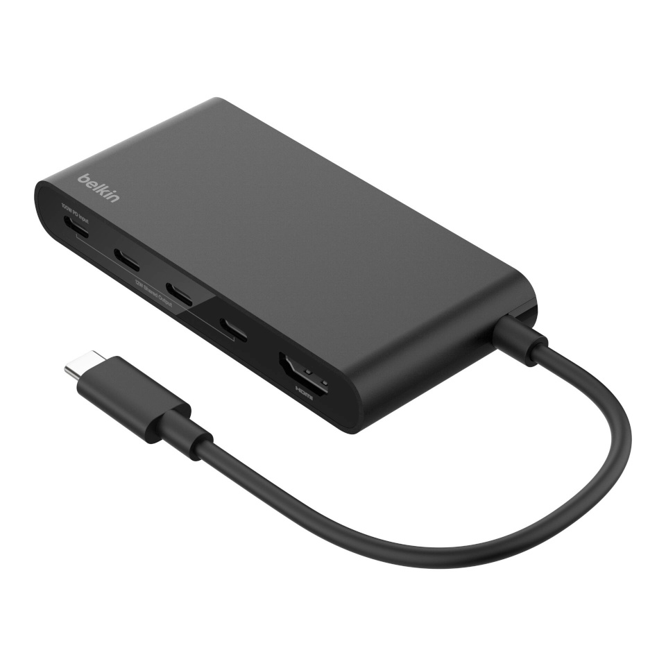 Belkin CONNECT 5-Port-USB-C Hub mit 4K-HDMI-Anschluss AVC021hqBK