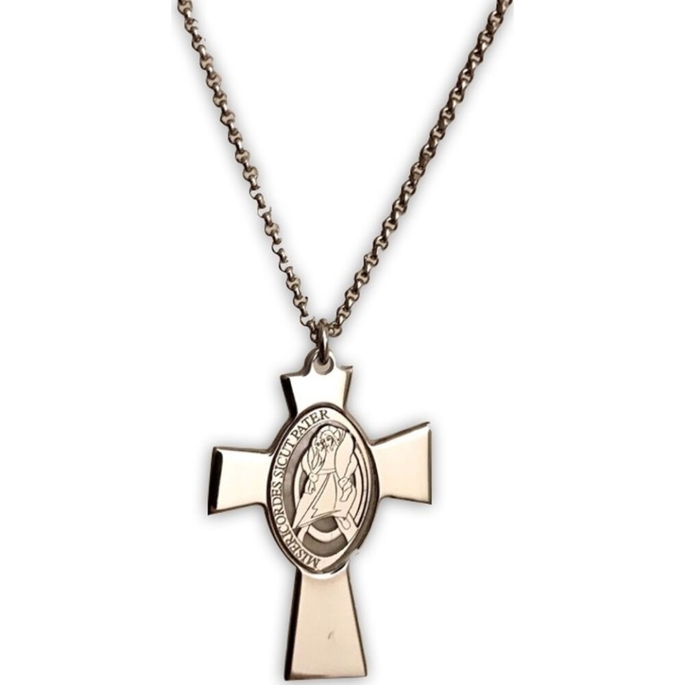 Amen unisex kaelakee CROCE GESU MADRE PERLA