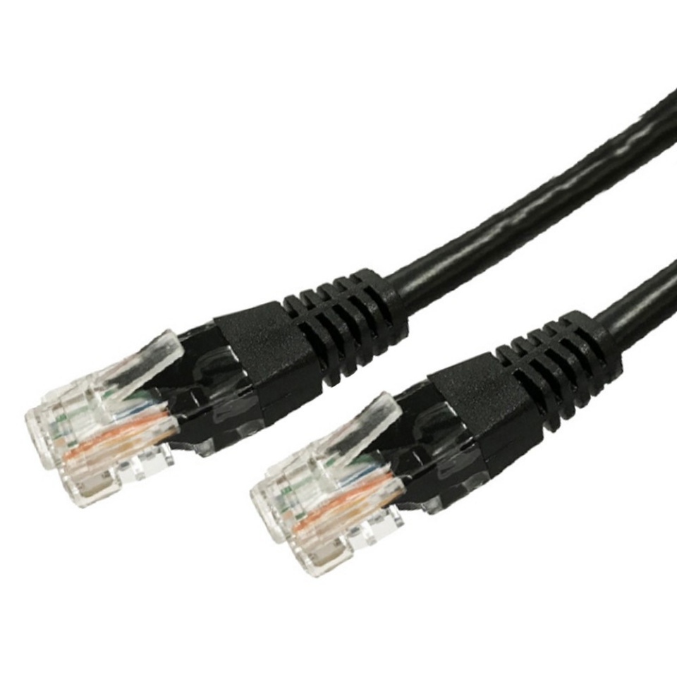 Tb võrgukaabel Cable Patchcord cat. 5e RJ45 UTP 1,5m must