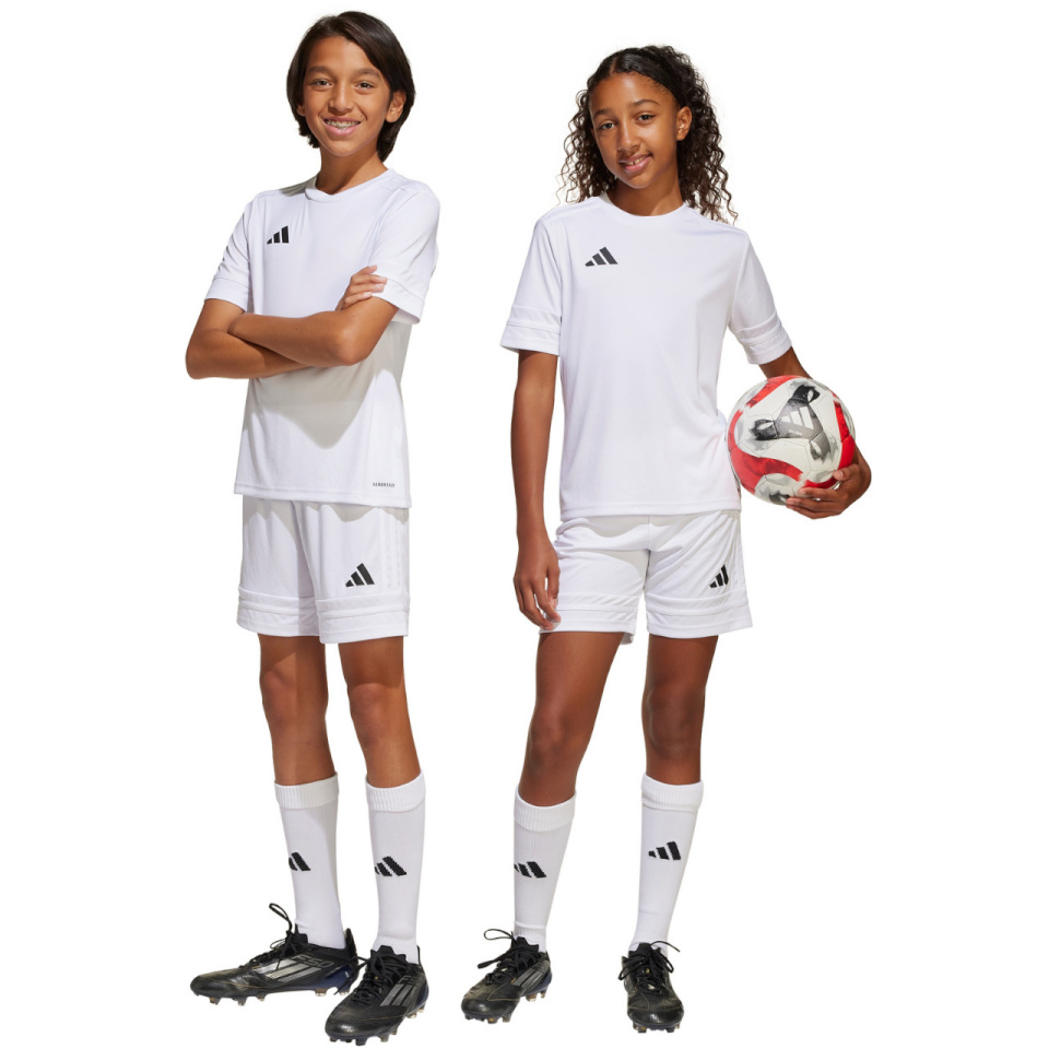 Lühikesed püksid Kids Adidas Squadra 25 valge JJ2423 152cm