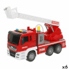 Speed & Go tuletõrjeauto tuleda ja signaaliga 26x14x9cm 6 Ühikut