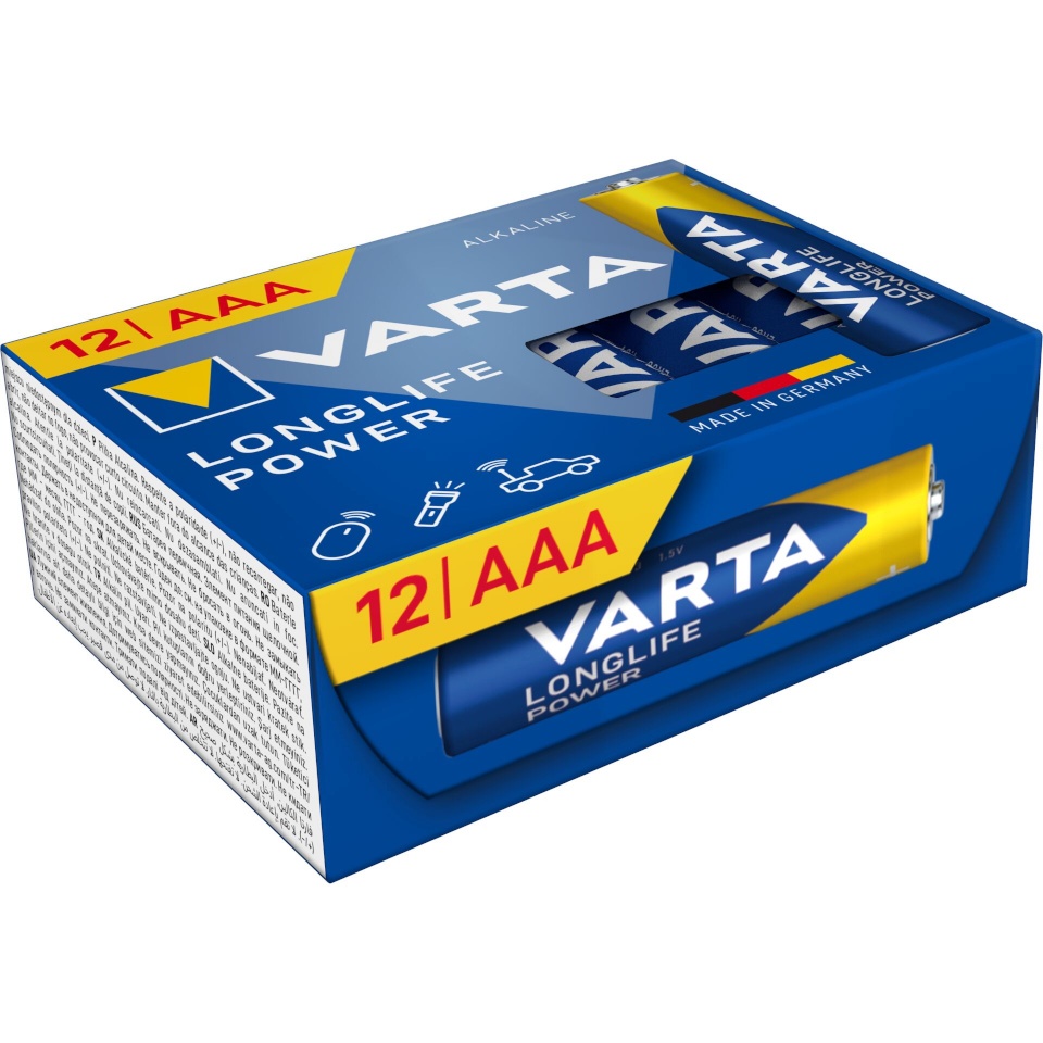 Varta patarei 1x12 Longlife Power AAA Cube