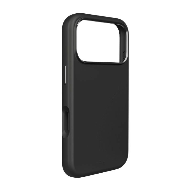 Puro Icon Mag Pro Liquid Silicone Case for iPhone 17 Pro, MagSafe Compatible, with Camera Protection and Aluminum Buttons - Black must / iPhone 17 Pro