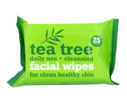 Xpel näopuhastuslapid Tea Tree Cleansing Facial Wipes 25tk, naistele
