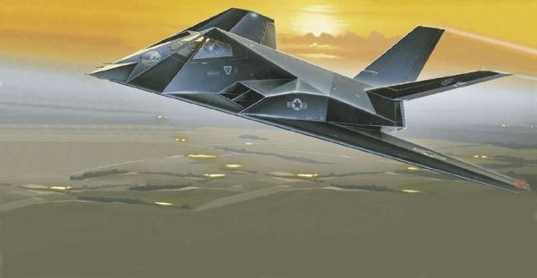 Italeri liimitav mudel F-117A Stealth