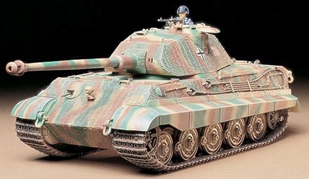 Tamiya liimitav mudel King Tiger Porsche Turret