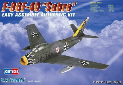 Hobby Boss liimitav mudel F-86F-40 Sabre