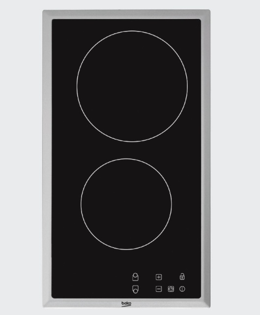 Beko integreeritav keraamiline pliidiplaat Domino HDMC32400TX