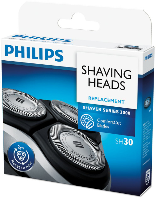 Philips varuterad SH30/50 Shaving Heads Replacement for S3000, 3tk