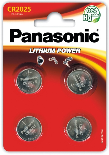 Panasonic patarei CR2025/4B