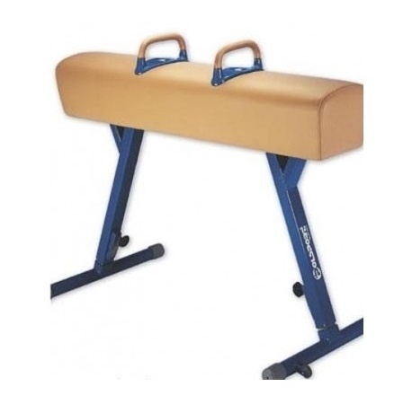 Pesmenpol võimlemishobune käepidemetega kunstnahk - suurus 2