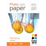 ColorWay fotopaber High Glossy Photo Paper, 100 lehte, A4, Weight 200 g/m²