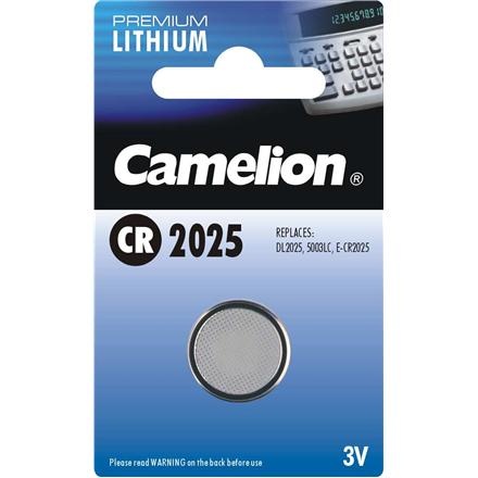 Camelion patareid Lithium Button celles 3V CR2025-BP1 1-pakk