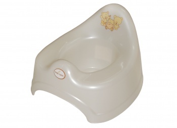 Tega ööpott Teddy Bear valge pärl MS-001