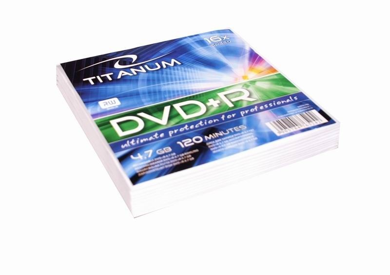 Titanium toorikud DVD+R 4.7GB GB x16 - envelope 10