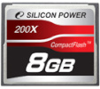Silicon Power mälukaart CF 8GB Ultima II 200x