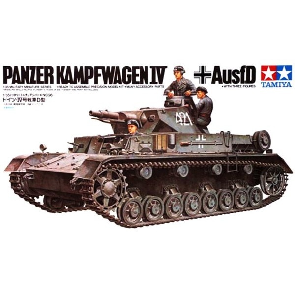 Tamiya liimitav mudel German Pzkpw IV AusfD