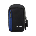 Sony kott LCS-CS2 CARRY CASE must/sinine, Belt, 75 x 42 x 125 mm,