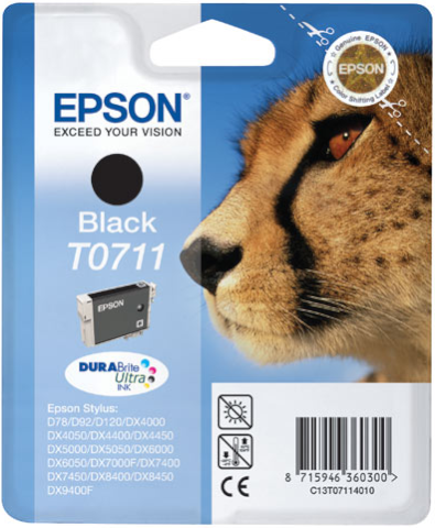 Epson tindikassett T0711 must