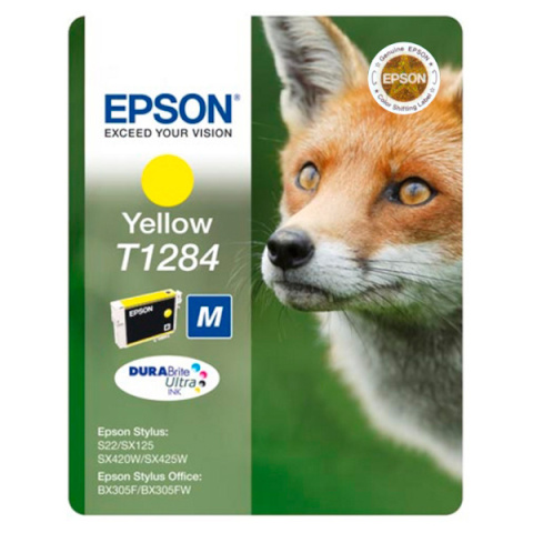 Epson tindikassett T1284 kollane