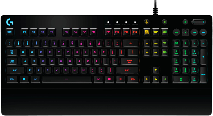 Logitech klaviatuur Logi G213 Prodigy Gaming Keyboard (US)