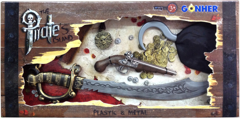 Gonher piraadi mängukomplekt, 441/0