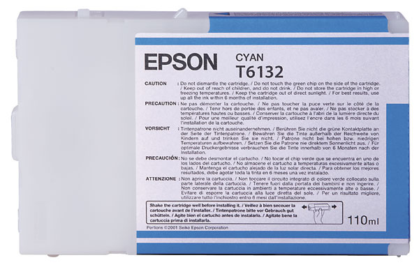 Epson tindikassett T6132 tsüaan