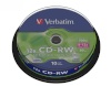 Verbatim toorikud CD-RW 8-12x 700MB 10tk Cake Box 4348