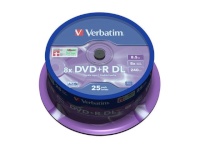 Verbatim toorikud DVD+R 8x 8.5GB 25tk Cake Box Double Layer 43757