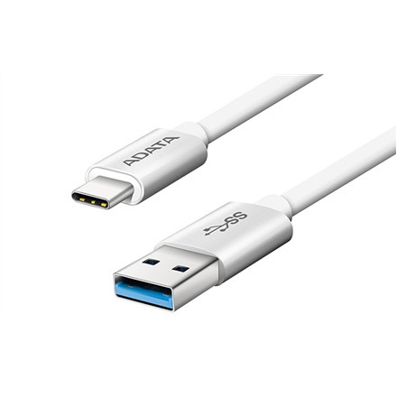 ADATA laadimiskaabel Connect and Charge Cable, USB-A 3.1, USB-C, 1 m, hõbedane