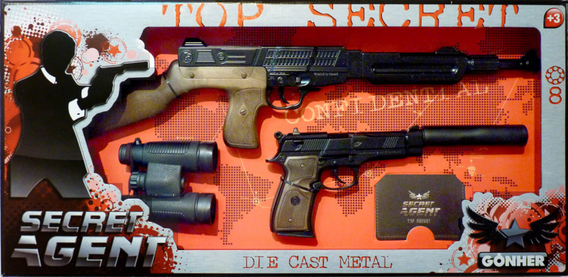 Gonher relvakomplekt Salaagent, 8 lasku, 239/6