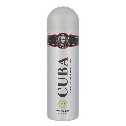Cuba Black Deodorant 200ml, meestele