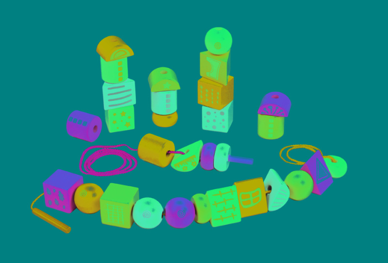 Hape mänguasi kujundid, E1019