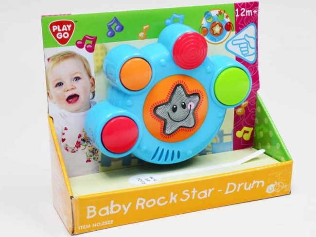 Playgo trummid lastele Infant & Toddler Baby RockStar - Drum, 2522