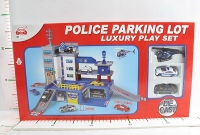 Toys Factory Politsei garaaži komplekt, 1203K824/92119