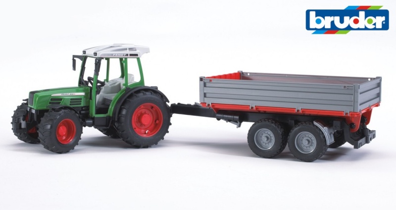 Bruder traktor Fendt 209S haagisega, 02104