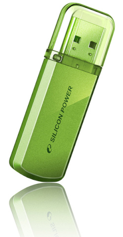 Silicon Power mälupulk Helios 101 16GB roheline