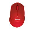 Logitech hiir® M330 Silent Plus punane - IN-HOUSE/EMS,NO LANG,EMEA,RETAIL,2.4GHZ,M-R0051