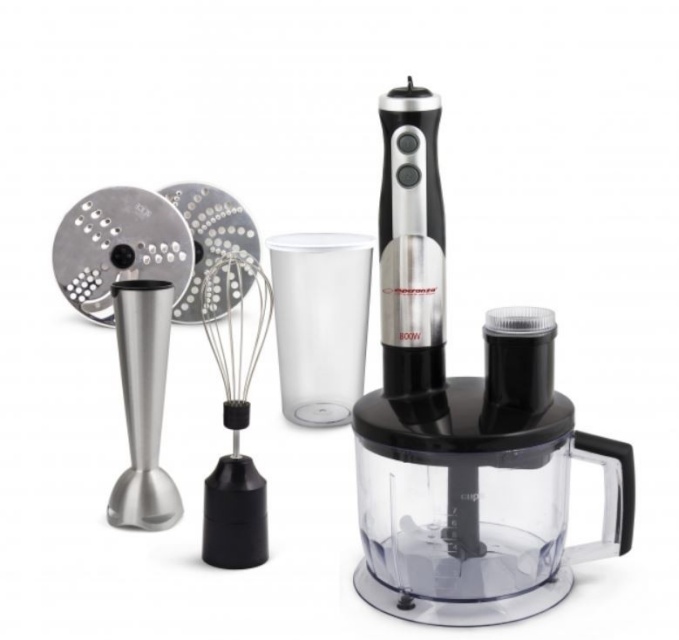 Esperanza kannmikser EKM004 Immersion Blender, must/hõbedane