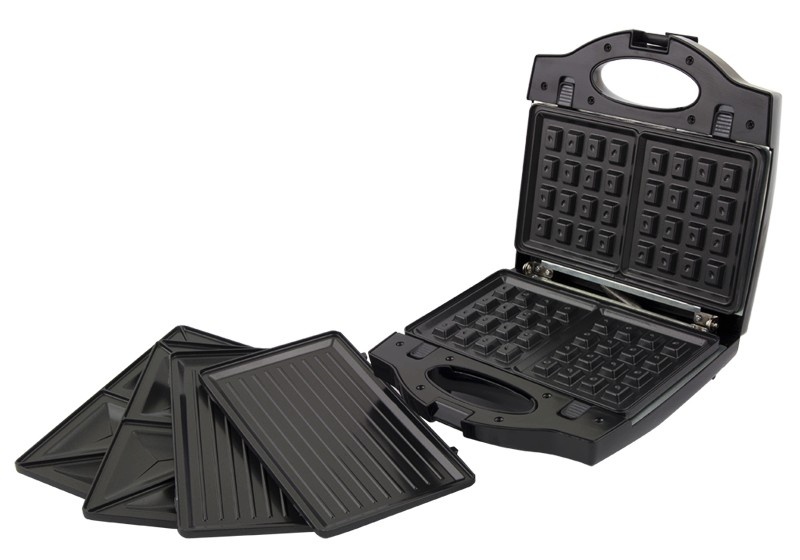 Esperanza võileivagrill/grill/vahvliküpsetaja Portobella must EKT006 3in1 