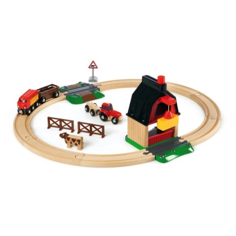 BRIO rongikomplekt WORLD Farm Railway Set, 33719