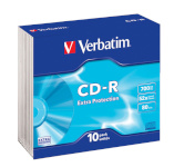Verbatim toorikud CD-R 52x 700MB 10tk Slim Case DLP