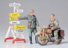 Tamiya liimitav mudel German Motorcycle Orderly Set