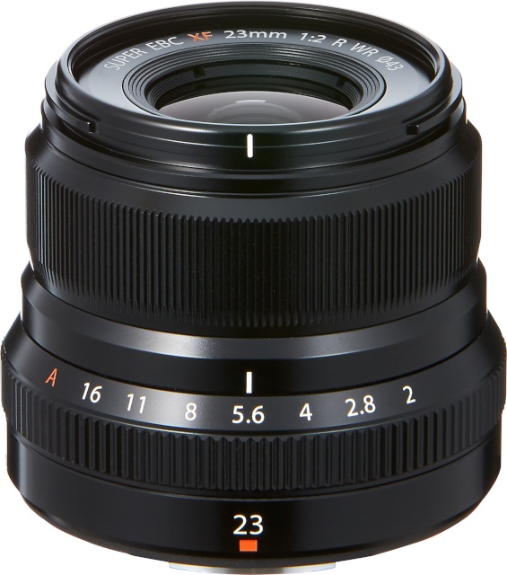 Fujinon objektiiv XF 23mm F2.0 R WR must