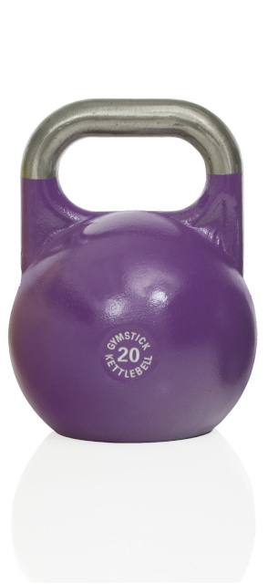 Gymstick võistlussangpomm Competition Kettlebell 20kg lilla