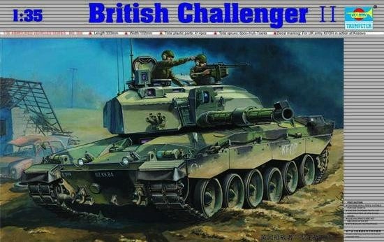 Trumpeter liimitav mudel British Challenger II