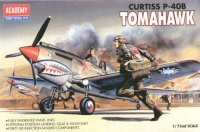 Academy liimitav mudel Curtiss P-40 B T omahawk