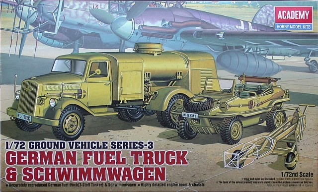 Academy German Fuel Truck & Schwimmwagen