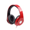 Gembird stereo headphones, DETROIT, Mini Jack, red, 1.5m