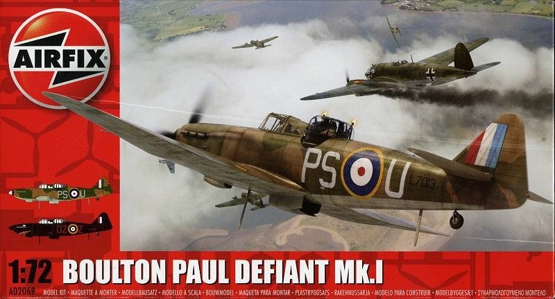 Airfix liimitav mudel Boulton Paul Defiant mk1